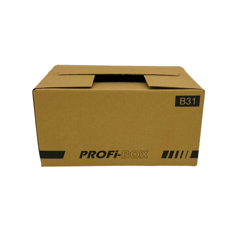 Profikarton B31, 284 x 184 x 137 mm, 1-wellig, FEFCO 0701, braun