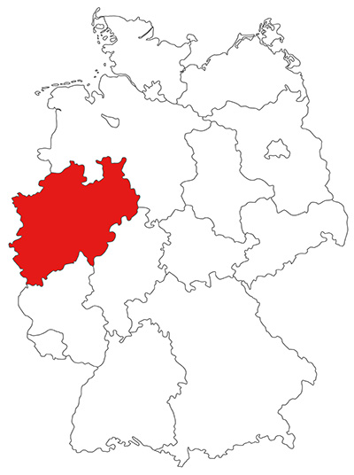 Verpackungen Karte NRW