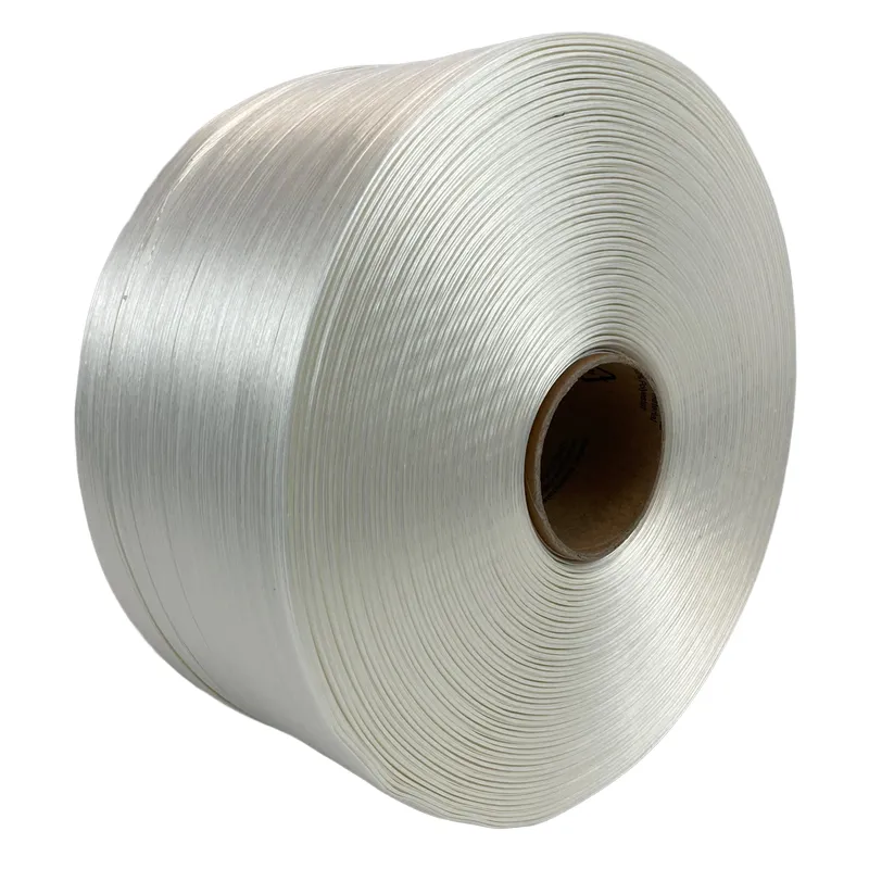 Polyester-Fadenband, 16 mm x 1200 m, weiß, 400 kgf Reißfestigkeit