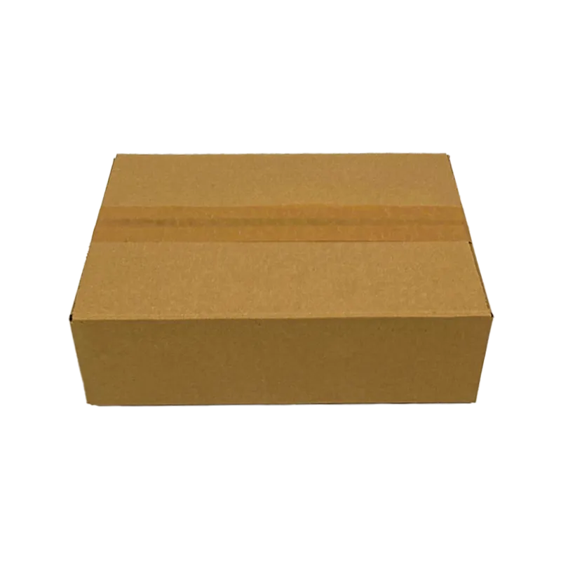 Faltkarton 4L, 330 x 230 x 100 mm, 1-wellig, FEFCO 0201, braun