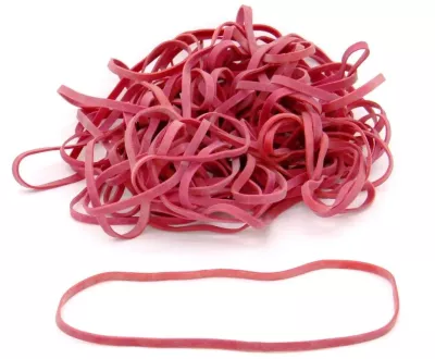 Gummiringe, rot, Durchmesser 100 mm
