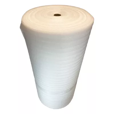 Schaumstofffolie 100 m x 1,55 m, 5,0 mm, weiß, PE-Schaum