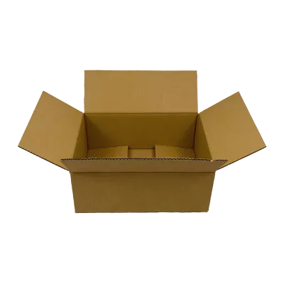 Faltkarton 21, 390 x 295 x 145 mm, 1-wellig, FEFCO 0201, braun