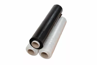 Handstretchfolie opak schwarz, 500 mm x 300 m, 20 my