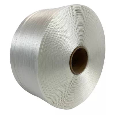 Polyester-Fadenband, 16 mm x 1200 m, weiß, 400 kgf Reißfestigkeit