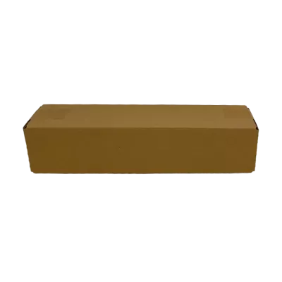 Teleskopkarton T2, 105 x 105 x 440 mm, 1-wellig, FEFCO 0203, braun