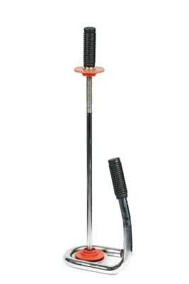 Wickelgerät für Handstretchfolie, Metallausführung verchromt, 50-mm-Kern