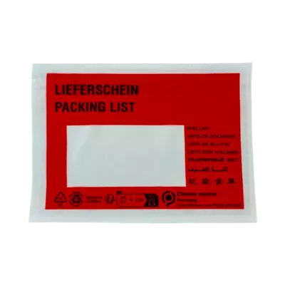 Begleitpapiertaschen Lieferschein