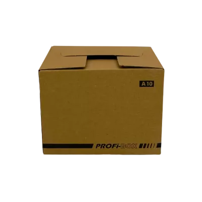 Profikarton A10, 184 x 134 x 137 mm, 1-wellig, FEFCO 0701, braun