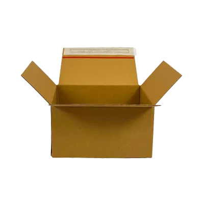 Automatikkarton SK3, 213 x 153 x 109 mm, 1-wellig, FEFCO 0701, braun