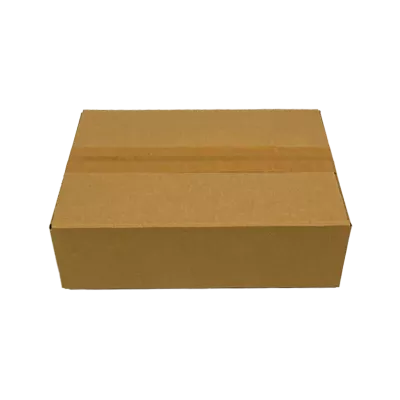 Faltkarton 4L, 330 x 230 x 100 mm, 1-wellig, FEFCO 0201, braun