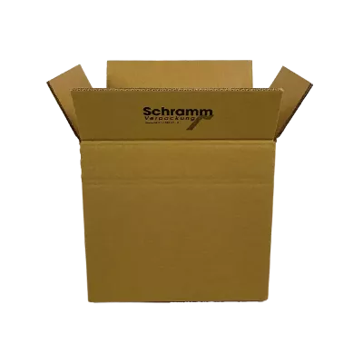 Faltkarton DD9 A, 320 x 220 x 285 mm, 2-wellig, FEFCO 0201, braun